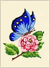  Goblenuri pictate - Animale,Fluture-9 x 12