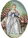  Goblenuri pictate - Portrete,Madame de Bergeret-18 x 24