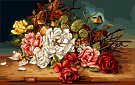  Goblenuri pictate - Flori,Masa cu flori-20 x 30