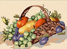  Goblenuri pictate - Scene,Cos cu fructe-15 x 21