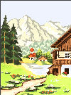  Goblenuri pictate - Peisaje,Peisaj de munte-15 x 21