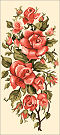  Goblenuri schema - Flori,Trandafiri-110 x 250