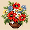  Goblenuri schema - Flori,Aranjament floral-140 x 140