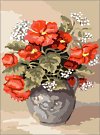  Goblenuri schema - Flori,Flori rosii-150 x 210